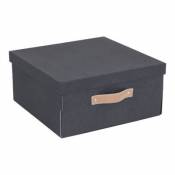 Boîte de rangement rectangulaire avec couvercle Mixxit coloris noir