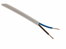 Câble d'alimentation électrique ho5vv-f 2x 1,5 blanc - 50m 112030
