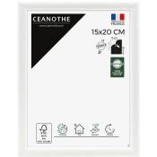 Ceanothe - Cadre photo Essentiel exposition blanc 15x20 cm - Blanc