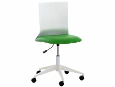 Chaise de bureau originale apolda , vert/similicuir