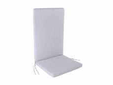 Coussin de chaise de jardin inclinable olefin couleur gris clair, 114x48x5cm J30411881