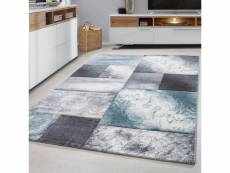 Flycarpets tapis hawaii moderne bleu 80 x 300 cm (des239)