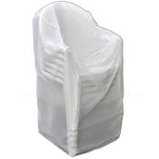 Housse de protection pour chaises de jardin Blanc -
