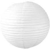 Lampion Boule Papier 50 cm Blanc - Lanterne Japonaise