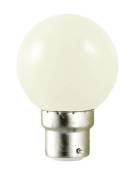Miidex Lighting - Ampoule led B22 1W G45 Incassable ® non-dimmable - blanc-chaud