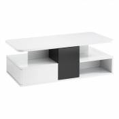 Modern Living Table basse BELLARIVA laqué blanc/ gris