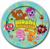 Moshi Monsters Birthday Party Plates 1 pack de 8