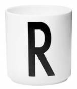 Mug A-Z / Porcelaine - Lettre R - Design Letters blanc