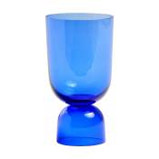 Petit vase bleu électrique Bottoms Up - HAY