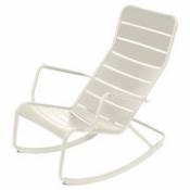 Rocking chair Luxembourg / Aluminium - Fermob gris