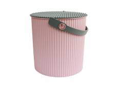 Seau omni outil bucket - 33 × 31 × 34 cm - rose