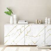 Sticker meuble marbre de marbella 40 x 60 cm - multicolore