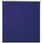 Store enrouleur bleu occultant 100 x 230 cm fenêtre rideau pare-vue volet roulant