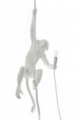 Suspension Monkey Hanging / Outdoor - H 80 cm - Seletti blanc en plastique