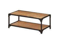 Table basse 90x45x35 cm bois d'acacia solide