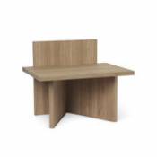 Table d'appoint Oblique / Table d'appoint - Bois / 40 x 29 cm - Ferm Living bois naturel en bois