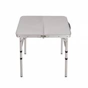 Table de camping pliante portable en aluminium léger