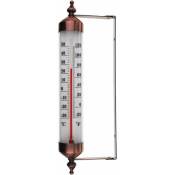 Thermomètre d'extérieur avec design effet bronze - Thermomètre de jardin élégant adapté à la jauge de température extérieure Mur Serre Garage Facile