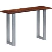 Vidaxl - Table console 115 x 35 x 76 cm Bois d'acacia