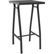 Vidaxl - Table de bar de jardin Noir 60x60x110 cm Verre