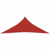 Voile d'ombrage 160 g/m² Rouge 4x4x4 m pehd - Rouge