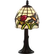 Aorsher - Lampe de table Tiffany Color, Tiffany style 12 "LED lampe de table Tiffany, utilisée traditionnellement dans la Chambre, le salon, le