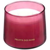 Atmosphera - Bougie parfumée Bili fruits des bois 300g créateur d'intérieur - Rouge grenat