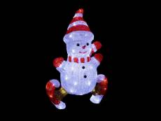 Bonhomme de neige avec patin h50cm - feeric christmas