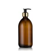 Distributeur de savon en verre ambré 500ml
