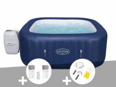 Kit spa gonflable bestway lay-z-spa hawaii carré airjet