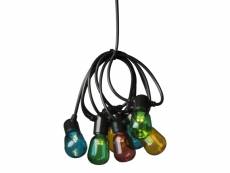 Konstsmide guirlande lumineuse avec 40 ampoules ovales multicolore