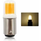 Linghhang - 2 pcs ampoules led AC220V 5W lampe halogène de remplacement pour lustre, blanc chaud + blanc froid - white yellow