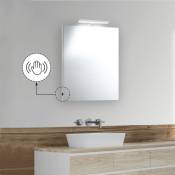 Miroir de salle de bain 50x70 cm avec led premium et