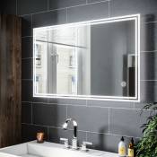 Miroir led de salle de bains miroir mural avec interrupteur