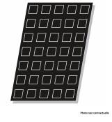 Moule flexipan 54 pyramides rectangle en silicone noir 60x40 cm