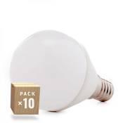 Pack 10 Ampoules LEDs 2835SMD E14 5W 410Lm 40.000H