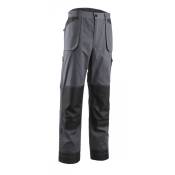 Pantalon de travail multipoche gris/noir escala - taille : 50-52 - Taille : xl Coverguard Gris
