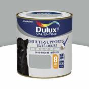 Peinture multi supports extérieure garantie 8 ans Dulux Valentine satin gris franc 0 5L