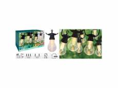 Progarden guirlande lumineuse de jardin 10 ampoules 3,2 v