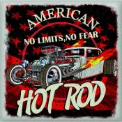 Sticker Vintage Voiture American Hot Rod « Dragster