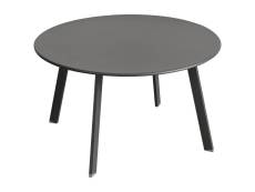 Table d'appoint ronde Saona Graphite - 70 cm