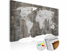 Tableau en liège - world of wood - 90 x 60 cm