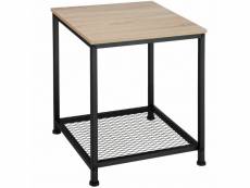 Tectake table d’appoint derby 45,5x45,5x55,5cm -