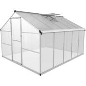 Uniprodo - Serre de jardin Mini serre de jardin Aluminium + polycarbonate 310x250x195 cm