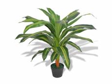 Vidaxl plante artificielle avec pot dracaena 90 cm vert 244450