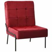 Vidaxl vidaXL Chaise de relaxation 65x79x87 cm Rouge