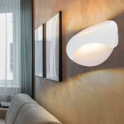 Applique LED métal lumière blanche ovale salon chambre