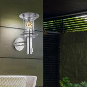 Applique murale en acier inoxydable détecteur de mouvement éclairage extérieur lanterne murale applique éclairage de façade avec détecteur de