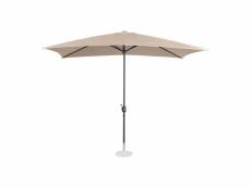 Grand parasol de jardin rectangulaire 200 x 300 cm crème helloshop26 14_0007557
