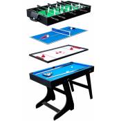 Happy Garden - Table multi-jeux 4 en 1 - black